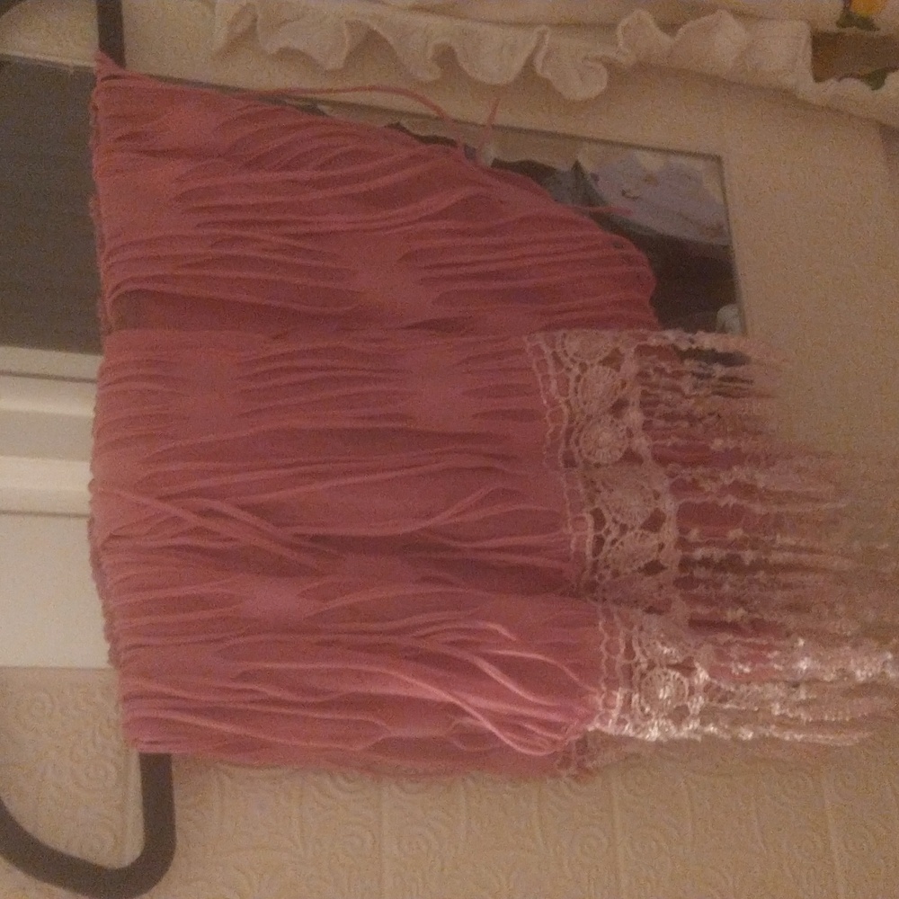 Very elegant soft mauve scarf